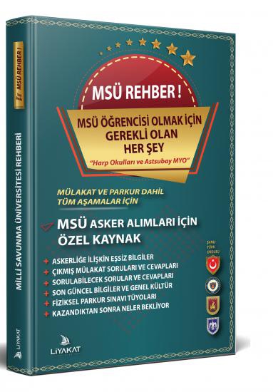 MSÜ Rehber - 2023 Alımlarına Özel Hazırlık - Rütbeli Asker Olmak İçin Gerekli Olan Bilgiler