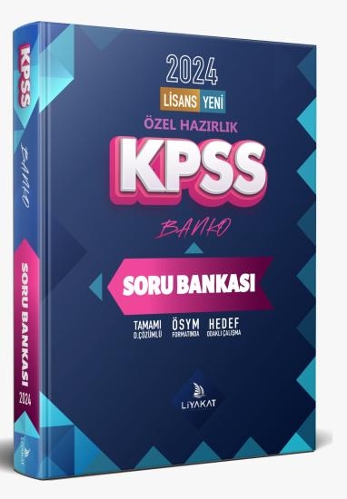 KPSS BANKO 2020 KPSS Özel Hazırlık Tamamı Çözümlü Yeni Nesil Soru Bankası