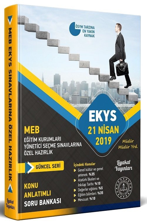Liyakat 2019 MEB EKYS Müdür ve Müdür Yardımcılığı Konu Anlatımlı Soru Bankası Liyakat Yayınları