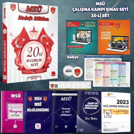 14’lü Efsane Altın Set - 2021 MSÜ Özel Hazırlık - Altın Seri Yayınları