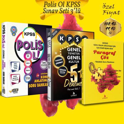 KPSS Polisol +5 Deneme + Paragraf 3 Lü Set