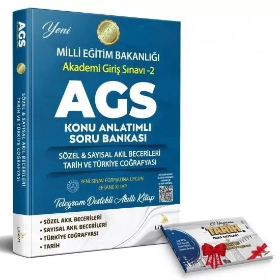 2026 MEB AGS SÖZEL SAYISAL AKIL YÜRÜTME- TARİH VE COĞRAFYA (ÖĞRETMEN AKADEMİSİ GİRİŞ SINAVI 2.KİTAP)