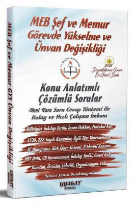 2019 MEB Şef ve Memur Görevde Yükselme ve Ünvan Değişikliği Konu Anlatımlı Çözümlü Sorular Liyakat Yayınları