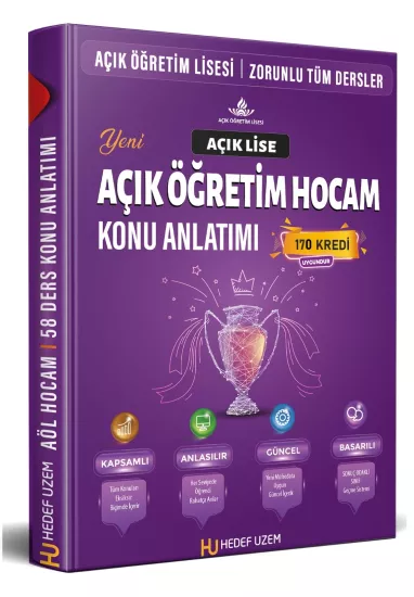 YENİ AÖL HOCAM Tüm Dersler Konu Anlatımlı Ders Notları - Açık Öğretim Lisesi Sınavlarına Özel Hazırlık