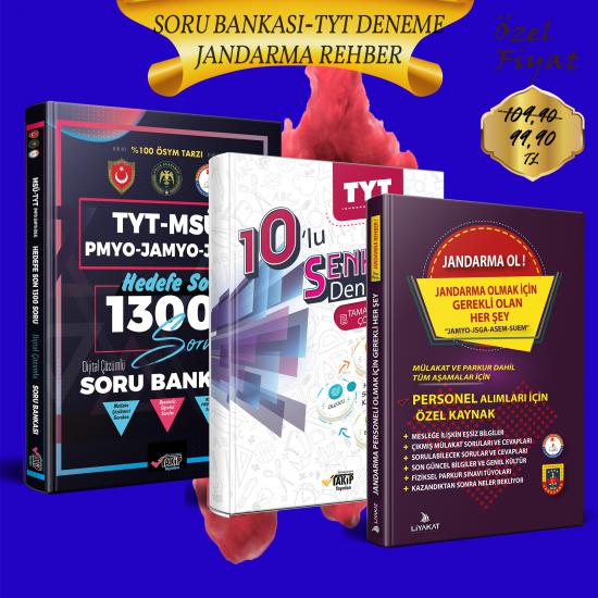 TYT Soru Bankası ve Jandarma Ol Rehber (Jandarma Olmak İçin Gerekli Olan Bilgiler) 2023 Alımları İçin Özel Kaynak