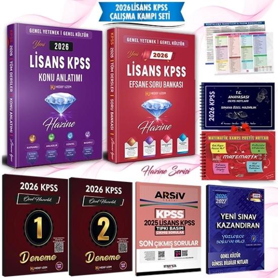 2026 LİSANS KPSS ÇALIŞMA KAMPI SETİ - HEDEF ODAKLI ÇALIŞMA SETİ