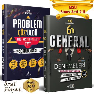 MSÜ Sınav Seti 2’li-MSÜ-General 6’lı Deneme-MSÜ Problem Çözüldü