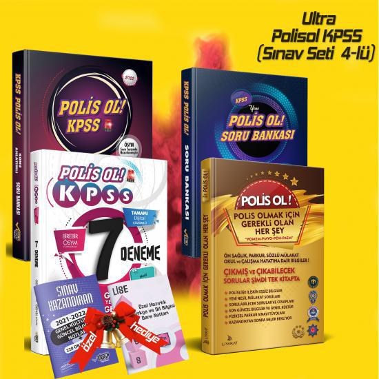 KPSS Polisol + KPSS Banko+5Deneme+Polisol Rehber 4 Lü Set    