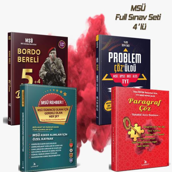 MSÜ Sınav Seti 4’lü-MSÜ 10’lu Deneme-Problem Çözüldü-Paragraf Çöz-General 6’lı Deneme