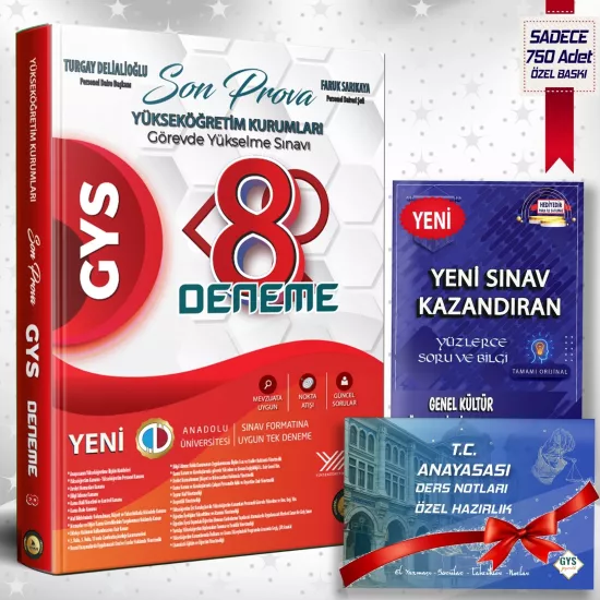  YÖK GYS SON PROVA 8 DENEME-HEDİYELİ