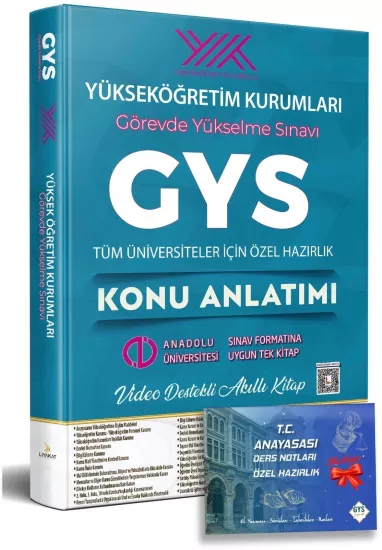 Yükseköğretim Kurumları Görevde Yükselme Sınavı Özel Hazırlık -Konu Anlatımlı Ders Notları Tüm Kadrolar İçin