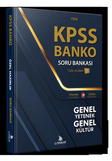 KPSS BANKO 2020 KPSS Özel Hazırlık Tamamı Çözümlü Yeni Nesil Soru Bankası