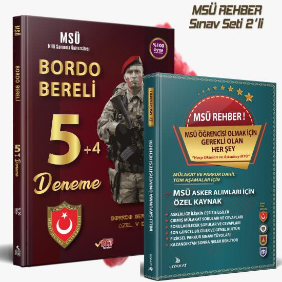 MSÜ Sınav Seti 2’li -MSÜ Rehber-MSÜ 10’lu Deneme